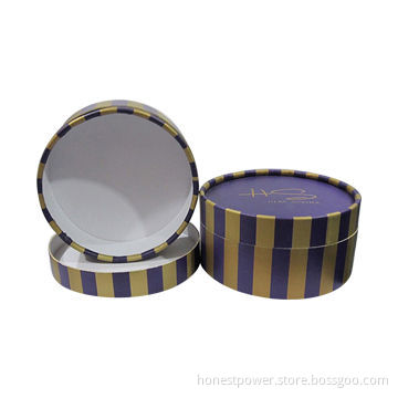 Round Boxes with Offset Printing, Customized Sizes and Designs are Welcome